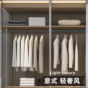 WdjJ Tringle de suspension pour armoire en acier inoxydable antidérapante, porte-vêtements de penderie, type à insertion par boulon, base épaissie - Product Image 2