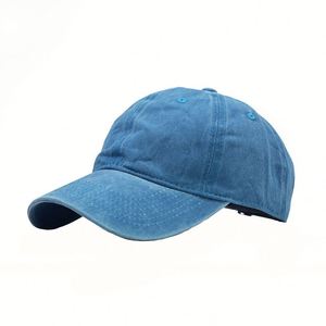 Casquette de baseball en jean personnalisable avec logo, protection solaire, pour sports de plein air, casquette souple unie - Product Image 5