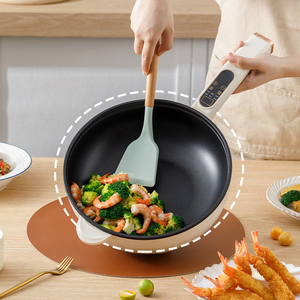 1350W 스테인레스 스틸 전기 다기능 밥솥 가정용 냄비 비 스틱 코팅 에너지 절약 끓는 냄비 - Product Image 6