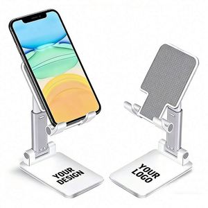 Wholesale Business Logo Gift Universal Portable Adjustable Desktop Mobile Phone <b>Stand</b> Holder Custom Promotional Gifts - Product Image 1