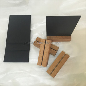 Thông điệp nhỏ bảng đen dấu hiệu bằng gỗ Tabletop bảng đen bằng gỗ dấu hiệu chủ với cơ sở cho đám cưới, đảng, Tạ ơn, Giáng sinh - Product Image 2