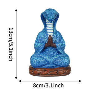 Ornement <span class=keywords><strong>de</strong></span> serpent en résine pour la <span class=keywords><strong>méditation</strong></span>, posture assise, animal, décoration <span class=keywords><strong>de</strong></span> bureau, <span class=keywords><strong>de</strong></span> maison, <span class=keywords><strong>de</strong></span> bibliothèque - Product Image 4