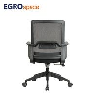 EGROspace Mesh Mid Back Foshan Roues Ergonomique Visiteur Réglable Luxe Confortable Style Patron Chaise de Bureau Pivotante