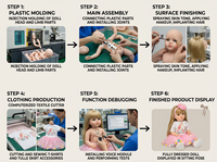 Poupée Bébé Reborn Réaliste, Figurine de Bébé de 55 cm, Jouet en Silicone Doux au Toucher pour Enfants Filles, Jeu et Collection