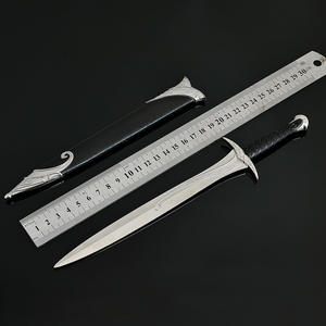 Espada Stinger de El Señor de los Anillos, Modelo Negro de 30 cm, Espada y Arma para Niños, Espada de Juguete Personalizada Totalmente Metálica, Artículo Coleccionable - Product Image 5