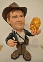 Estatua de Personaje Clásico de Película, Figura de Resina de Héroe del Oeste, Pintada a Mano, Modelo para Fanáticos de la Cine, Decoración para el Hogar y la Oficina