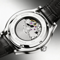 Montre de luxe automatique avec bracelet en acier inoxydable, mouvement 8215, style Hip Hop Bling, cadran lumineux, affichage analogique, pour usage quotidien et plongée