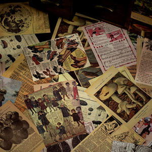 60 hojas <span class=keywords><strong>de</strong></span> pegatinas decorativas para álbum <span class=keywords><strong>de</strong></span> recortes, calcomanías decorativas <span class=keywords><strong>de</strong></span> Material Retro para diario, pegatinas para manualidades Diy - Product Image 4