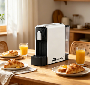 Nouvelle machine à café à capsules Abbolife 19 bars 1200W avec réservoir d'eau amovible et bac à capsules, fonction ERP pour une économie d'énergie - Product Image 6