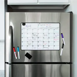 Mới được thiết kế A3 Kích thước tủ lạnh từ lịch Sticker notepad bằng văn bản Hội Đồng Quản Trị hàng tuần kế hoạch tường bảng