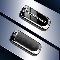 Coque de clé de voiture en alliage de zinc dégradé pour AITO M5 / SERES 5, AITO M7 / SERES 7, protection de clé à distance avec porte-clés