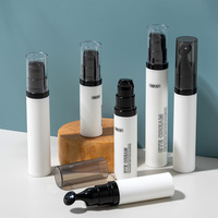 Flacons de crème pour les yeux cosmétiques personnalisés de luxe en PP avec pompe sans air, 5 ml, 7,5 ml, 10 ml, 15 ml