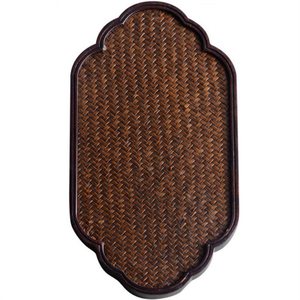 Bamboo mat <b>tea</b> tray, dry brewing table, Song Dynasty <b>tea</b> <b>set</b>, tray, teapot holder, drop shipping available. - Product Image 4
