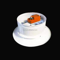 Diffuseur électrique circulaire sensible pour systèmes CVC, diffuseur d'air électrique circulaire couramment utilisé dans les plafonds.
