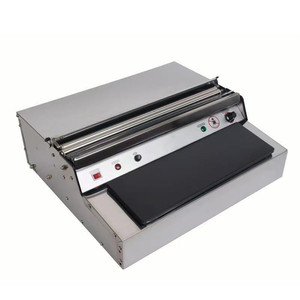 450mm Semi Automatic Cling Film Packing <b>Machine</b> <b>Stretch</b> Film Wrapper for Fruit Vegetable Seafood Plastic Tray Packing - Product Image 1