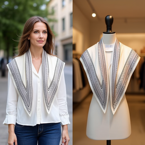 Sciarpa triangolare multifunzionale 135*60 cm per donna, accessorio moda per il collo - Product Image 2