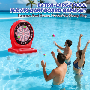 <b>Inflatable</b> Magnetic Dart Board Toss <b>Game</b> Set for Pool & Backyard Family Fun - Product Image 3