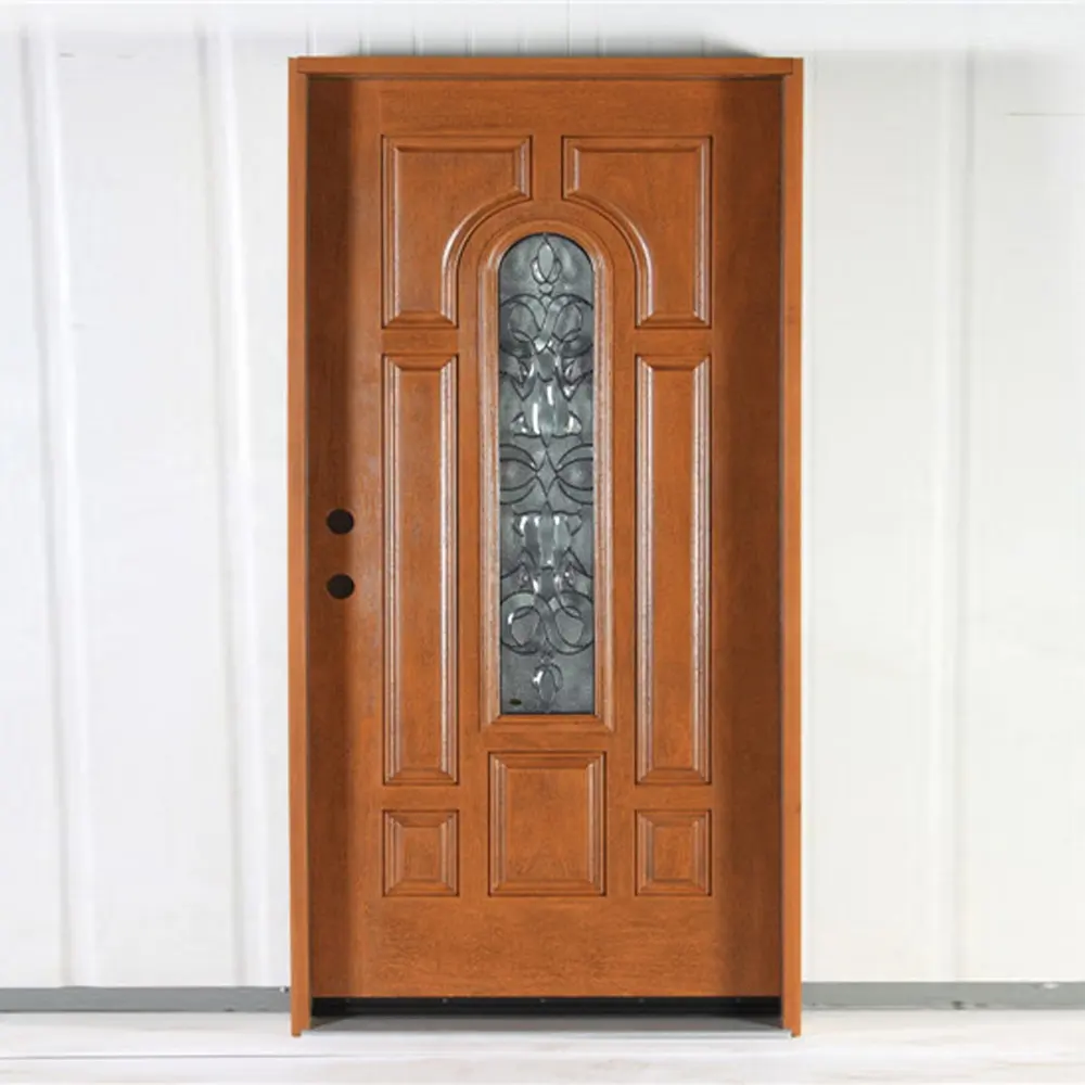 Hot Selling Smooth Interior/Exterior Swing Gfrp Door Skin Church With Low Price