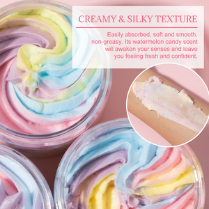 自社ブランド保湿クリームカスタムロゴ天然スキンケアボディハイドラション修理 & 改善肌スイカフレーバーボディバター - Product Image 5