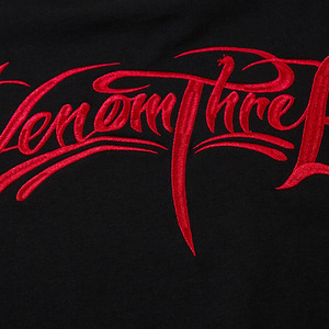 T-shirt en coton lourd pour homme, broderie personnalisée, lettres, streetwear, tee-shirt oversize, été - Product Image 4