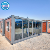Maison préfabriquée au design moderne, structure en acier galvanisé, maison modulaire, maison capsule de luxe pour le camping