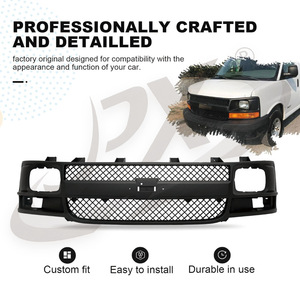 Rejilla de Parachoques Delantero Chevrolet, Plástico ABS, Repuesto para Silverado 2003-2006 - Product Image 5