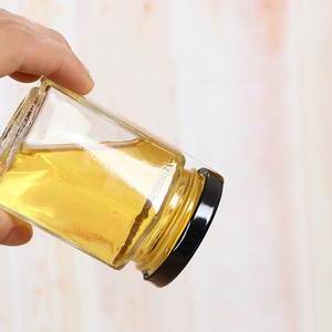 Wholesale Honey 500Ml Glass <strong>Bottle</strong> Sealed for Chili Sauce Glass <strong>Storage</strong> <strong>Jar</strong> 50Ml 100Ml - Product Image 3
