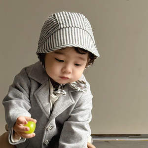 Abrigo Suave y Cálido para Bebé, Estilo Preppy, Chaqueta Transpirable con Forro para Uso Diario en Primavera y Otoño - Product Image 5