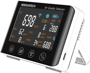 Tuya Không Dây Kết Nối Dữ Liệu Logger Tuya Mẫu Miễn Phí Di Động Carbon Dioxide Để Nhà Máy Oxy Airqino Co2 Detector Tường - Product Image 4