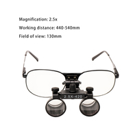 Loupes dentaires CE ISO 2.5X 3.5X avec lampe frontale LED pour chirurgie dentaire et médicale