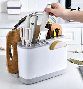 Plástico coreano palillo jaula drenaje titular <span class=keywords><strong>de</strong></span> cocina olla cubierta cuchillo titular vajilla Rack - Product Image 4