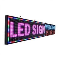 Panneau d'affichage LED programmable PH10mm WiFi - Enseigne défilante couleur intégrale 1080P HD HDR10+ Écran publicitaire extérieur haute luminosité