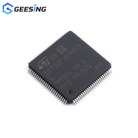 Microcontrolador Geesing IC ARM Cortex-M4 de 32 bits, 168 MHz, 512 KB de Memoria Flash, LQFP-100 con DSP, FPU, Ethernet, USB OTG, Grado Industrial STM32F407VET6