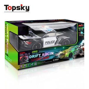 Auto della <span class=keywords><strong>Polizia</strong></span> Telecomandata Elettrica in Scala 1:16 ad Alta Velocità con Spruzzo d'Acqua e Luci, Giocattolo per Ragazzi - Product Image 6