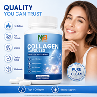 Fournisseur direct d'usine, capsules de collagène complexe sans OGM, sans gluten, pour soulager les douleurs articulaires et améliorer la densité osseuse