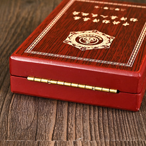 Caja de madera hecha a medida para medallas y monedas conmemorativas, rectangular, mate, imitación de caoba, hecha a mano. - Product Image 3