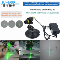 Module laser vert à faible puissance Bulaser 520 nm 5 mW avec une longue durée de vie pour le positionnement industriel et l'alignement des équipements