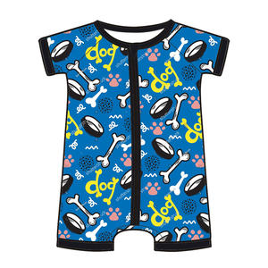 เซ็ตชุดนอน2ชิ้นทำจากไม้ไผ่สำหรับฤดูร้อนชุดสั้นพิมพ์ลายเป้าหมาย - Product Image 5