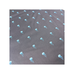 Top Choice GOTS Certificado Diseño personalizado 100% Tela de poliéster Acabado lasic Durable Secado rápido Patrón de medusas Niñas Bolsa Tela - Product Image 6