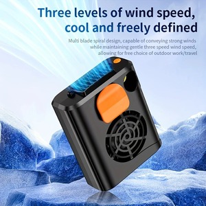 Waist Hanging Fan Portable <b>Air</b> <b>Conditioner</b> Waist Clip USB Charging Outdoor Leafless <b>Neck</b> Hanging Fan Desktop Handheld Fan - Product Image 4