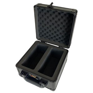<span class=keywords><strong>Caja</strong></span> <span class=keywords><strong>de</strong></span> Almacenamiento para Tarjetas Deportivas Graduadas <span class=keywords><strong>BGS</strong></span>, <span class=keywords><strong>de</strong></span> Aluminio Negro 2025, Personalizada con Fibra <span class=keywords><strong>de</strong></span> Carbono, <span class=keywords><strong>de</strong></span> 4 Filas - Product Image 1