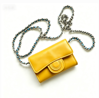 Portefeuille à chaîne ZL316 Designer, nouveau, haut de gamme, léger, luxueux, pratique, pochette portable pour téléphone, style mini mignon, sacs à téléphone en cuir véritable