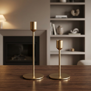 Sheeraz International – Nouveau Bougeoir de Luxe en Métal Doré Fait Main, Support de Bougie Conique Moderne, Centre de Table pour Mariage et Décoration Intérieure - Product Image 4
