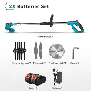 Tosaerba Elettrico 21V Fornito dal Produttore, Batteria da 15000mAh e 7800 Giri/Min per un Taglio Efficiente dell'Erba - Product Image 2