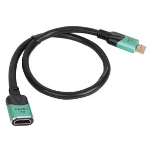 สาย <span class=keywords><strong>HDMI</strong></span> VCOM คุณภาพสูง8K 60Hz 4K 120Hz ชาย-หญิงสายต่อวิดีโอเสียง HDR 48Gbps 0.3M 1M - Product Image 1