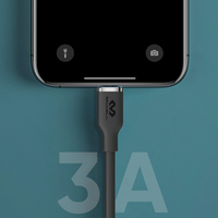 Câble de charge rapide 60W PD MFI Type-C pour iPhone 14/15 Pro Max, en silicone tressé écologique, compatible iOS