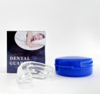 Protège-dents à double bretelles, protège-dents, plateau dentaire pour anti-ronflement avec protection des dents supérieures et inférieures sans ébullition.