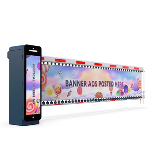 Trafik şeridi servo motor kapısı kolu reklam bariyeri sistemi ve LED ekran ve aydınlatma otomatik güvenlik koruması - Product Image 1