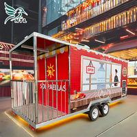 Chine Grand camion de salle de mariage portable Remorque de nourriture mobile 220v Salle de banquet pliable Remorque de collation mobile