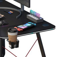 Mobilier de salle à manger modulaire Table de jeu moderne Bureau PC pour l'apprentissage à domicile et l'utilisation au bureau Caractéristiques durables